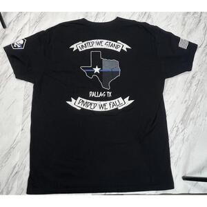 Pipe Hitters Union Dallas TX United We Stand Black Tee Shirt XXL #9